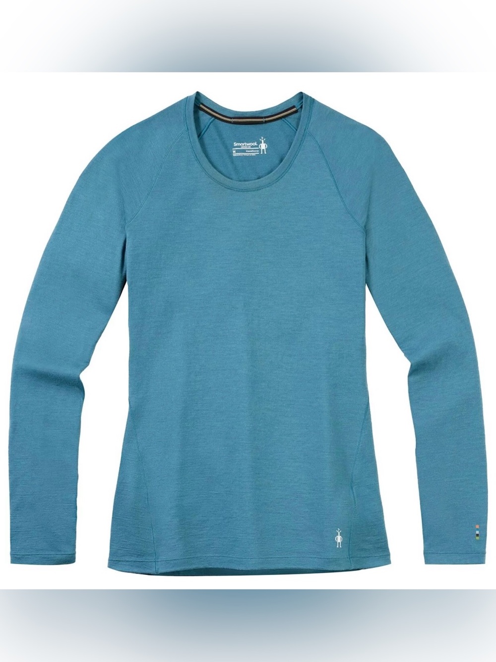 Smartwool Women’s Classic All-Season Merino 150 Base Layer, Teal Blue, XL